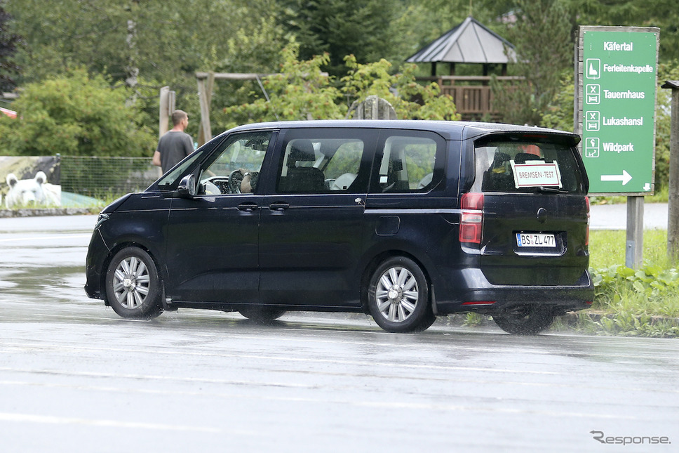 VW T7 市販型プロトタイプ(スクープ写真)《APOLLO NEWS SERVICE》