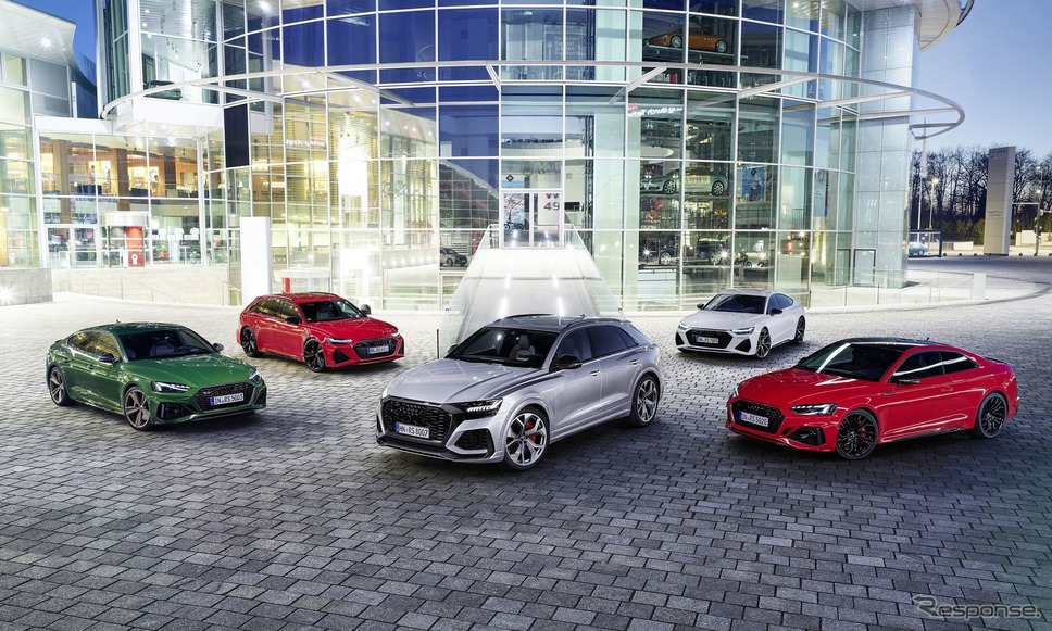 アウディの高性能モデル「RS」の主要ラインナップ《photo by Audi》