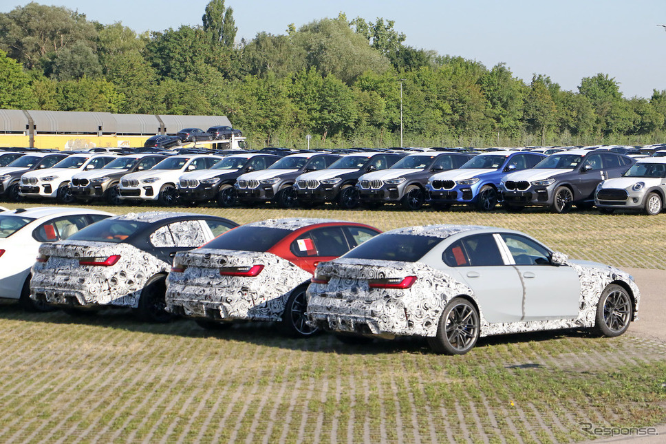 BMW M3セダン 次期型プロトタイプ（スクープ写真）《APOLLO NEWS SERVICE》