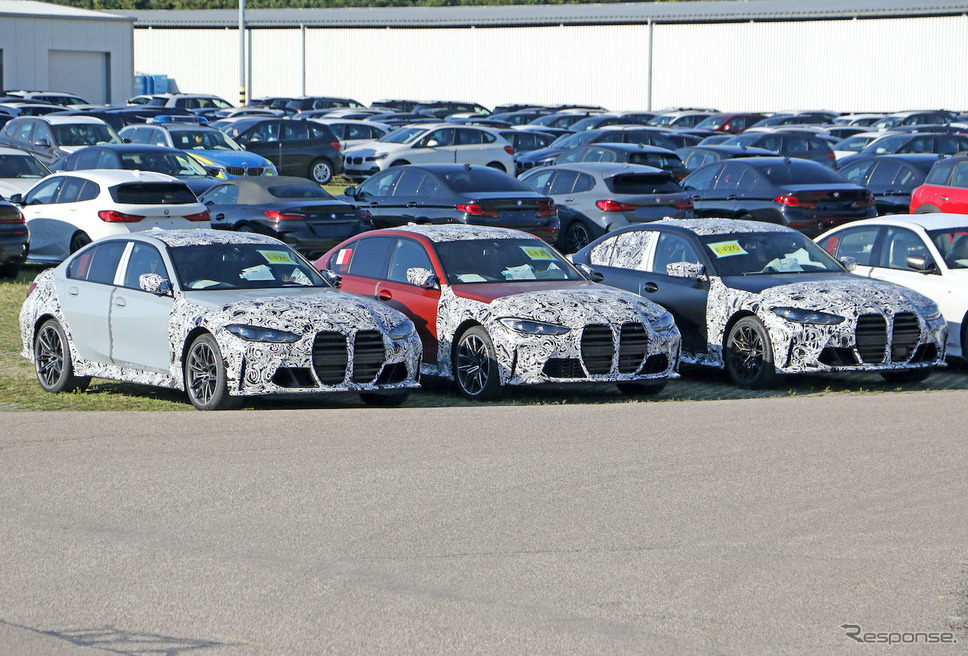 BMW M3セダン 次期型プロトタイプ(スクープ写真)《APOLLO NEWS SERVICE》