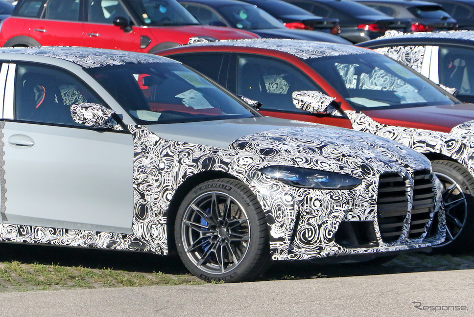 BMW M3セダン 次期型プロトタイプ(スクープ写真)《APOLLO NEWS SERVICE》