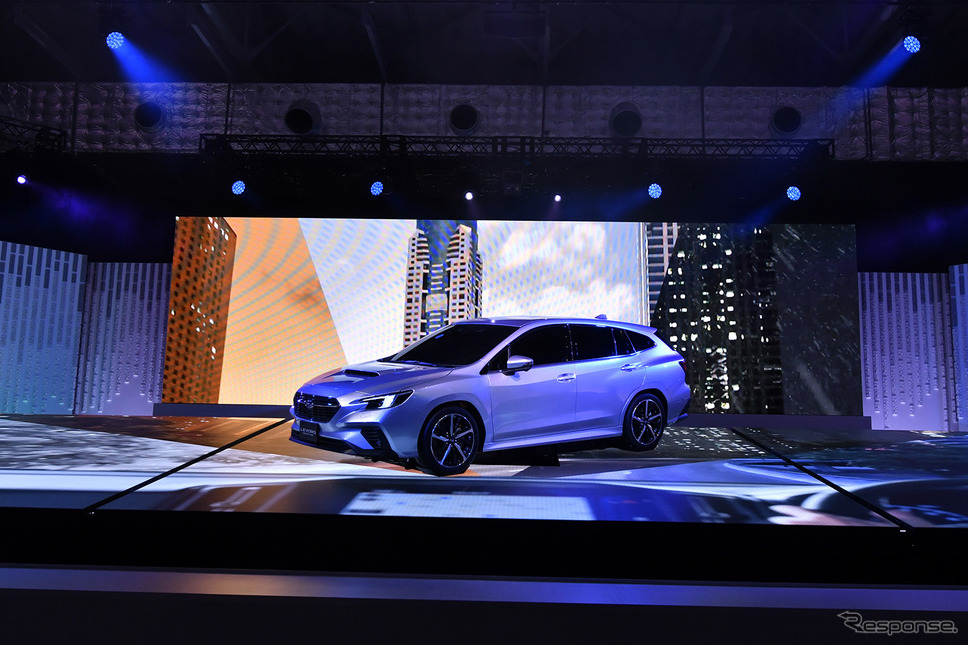 まもなく発売される新型レヴォーグ。写真はプロトタイプ(東京モーターショー2019)《写真提供 スバル》