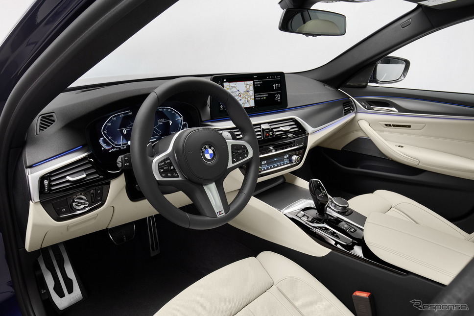 BMW 5シリーズ・セダン 改良新型のPHV「530e」（参考）《photo by BMW》