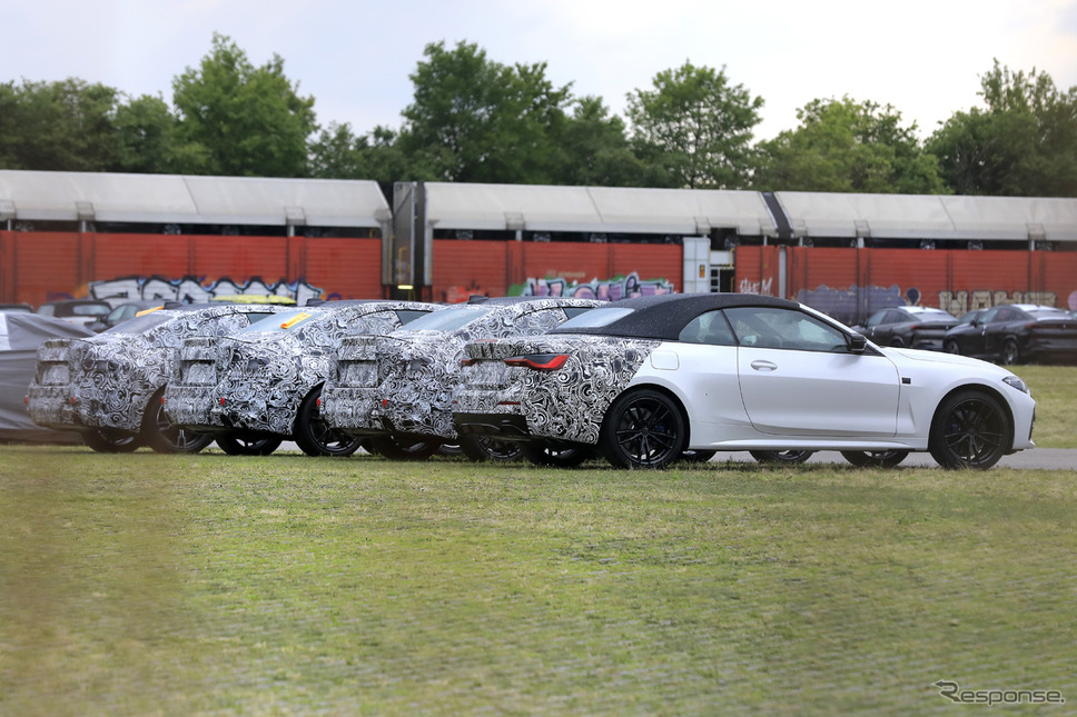 BMW 4シリーズカブリオレ 市販型プロトタイプ（スクープ写真）《APOLLO NEWS SERVICE》
