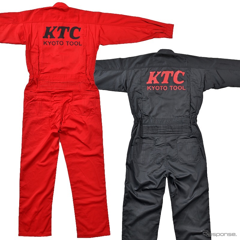 KTCロゴつなぎ服《写真提供 京都機械工具》