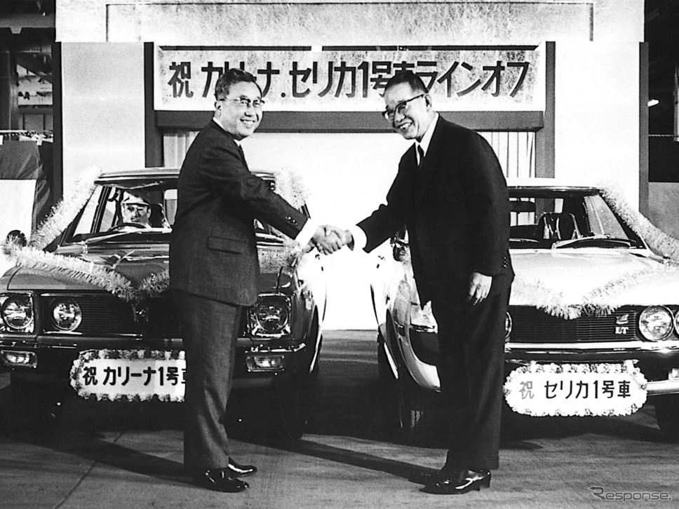 トヨタ・セリカ生産開始（1970年）《写真提供 トヨタ自動車》
