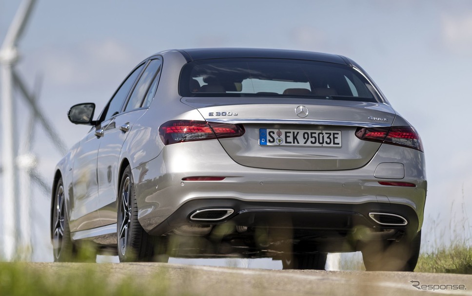 メルセデスベンツ Eクラス・セダン 改良新型のPHV「E 300 e 4MATIC」《photo by Mercedes-Benz》