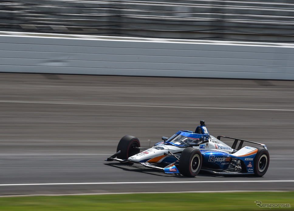 インディ500の予選における自己最高位を更新、3位となった#30 佐藤琢磨。《写真提供 INDYCAR》