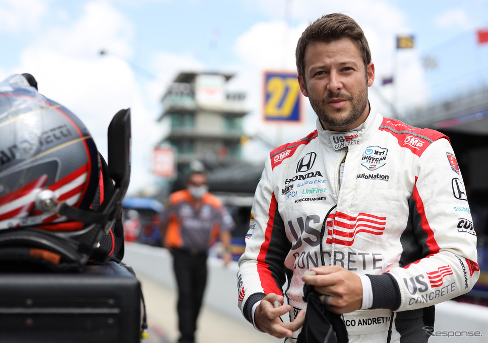ポールポジションを獲得した#98 マルコ・アンドレッティ。《写真提供 INDYCAR》