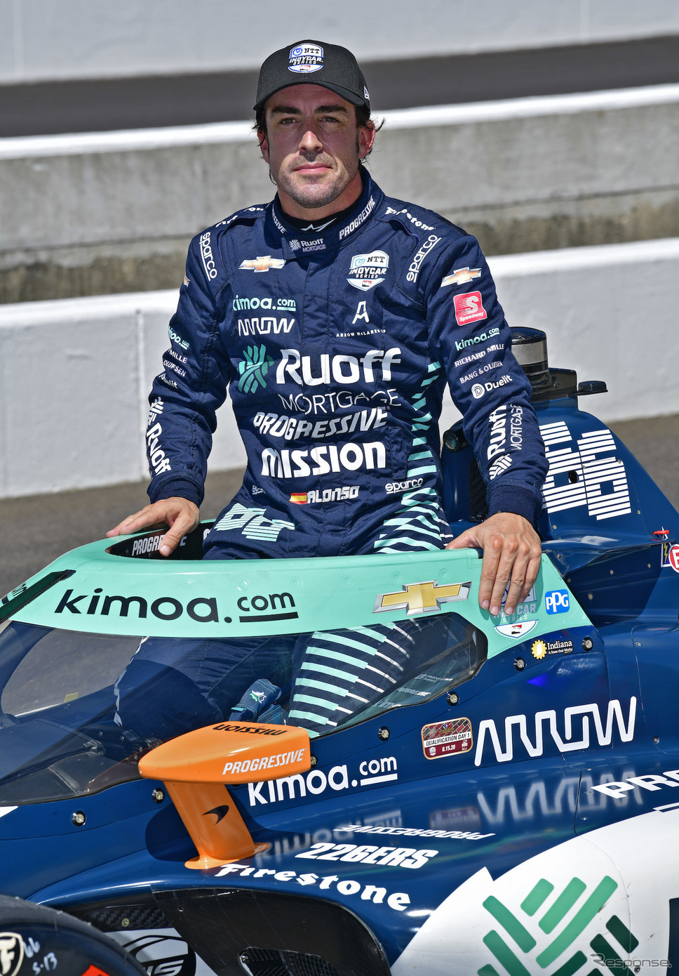 #66 フェルナンド・アロンソは予選26位。《写真提供 INDYCAR》