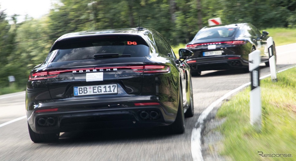 ポルシェ・パナメーラ 改良新型のプロトタイプ《photo by Porsche》