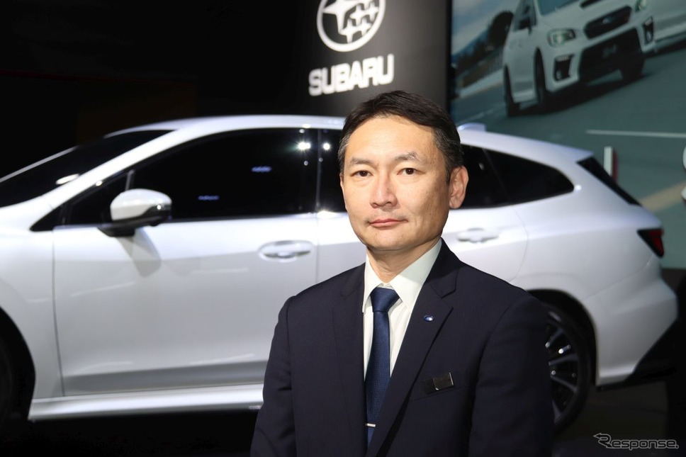 新型レヴォーグの開発責任者:五島賢氏《撮影 中尾真二》