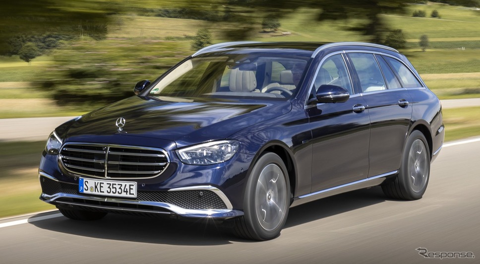 メルセデスベンツ Eクラス・ステーションワゴン 改良新型のPHV「E 300 de 4MATIC」《photo by Mercedes-Benz》