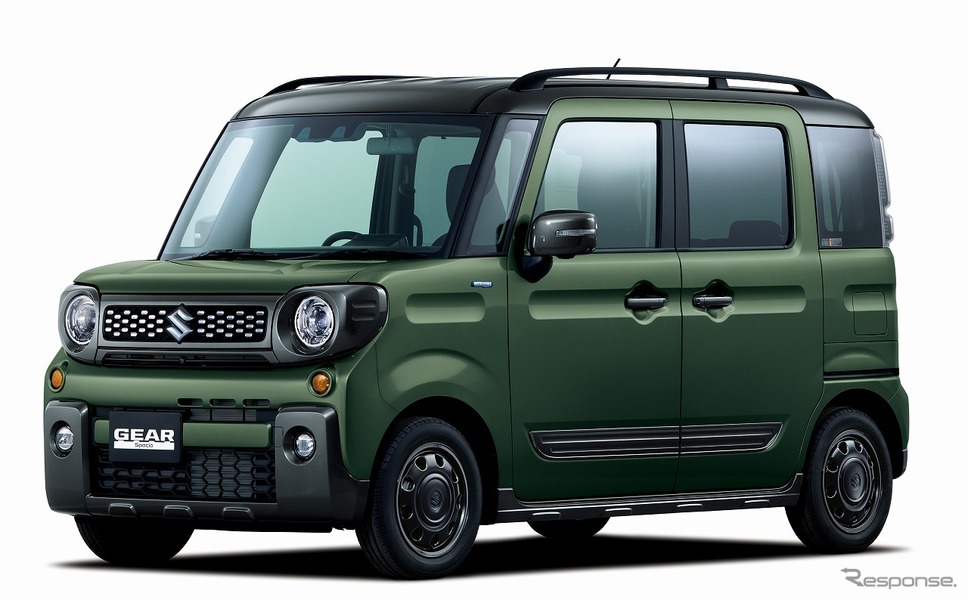 スズキ スペーシア ギア ハイブリッドXZ/ハイブリッドXZターボ 全方位モニター用カメラパッケージ装着車 デニムブルーメタリック ガンメタリック2トーンルーフ《写真提供 スズキ》