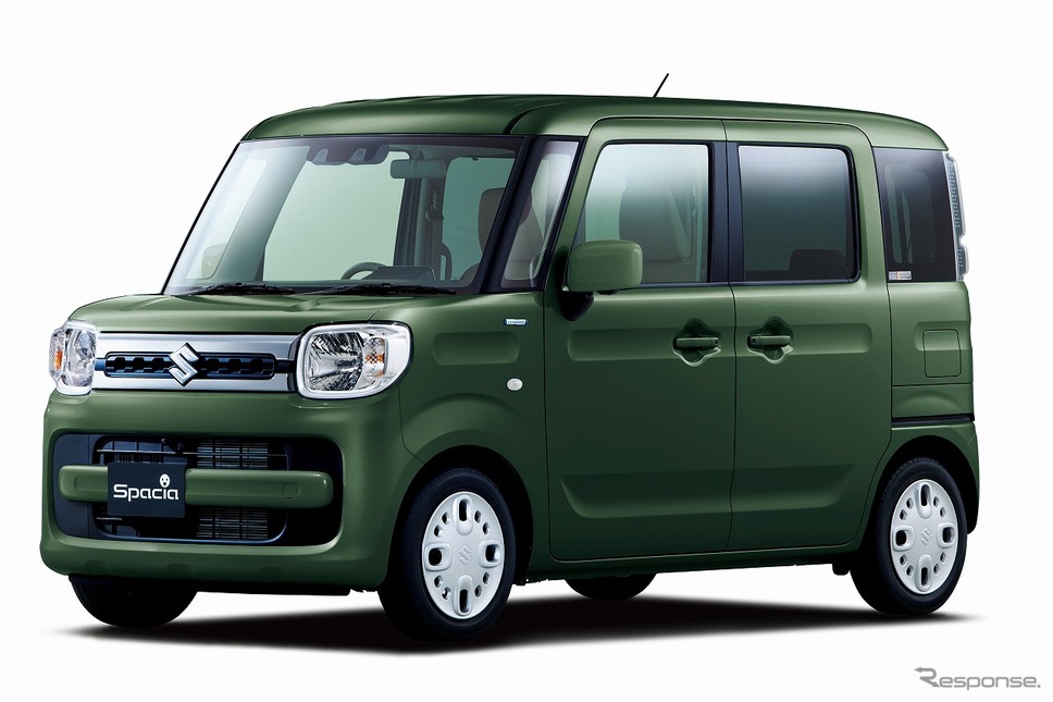 スズキ スペーシア ハイブリッドX 全方位モニター用カメラパッケージ装着車 クールカーキパールメタリック《写真提供 スズキ》