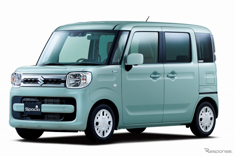 スズキ スペーシア ハイブリッドX 全方位モニター用カメラパッケージ装着車 オフブルーメタリック《写真提供 スズキ》