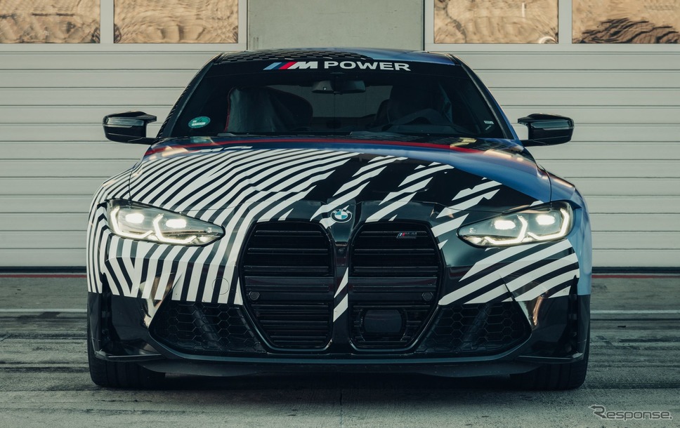 BMW M4クーペ 次期型のプロトタイプ《photo by BMW》