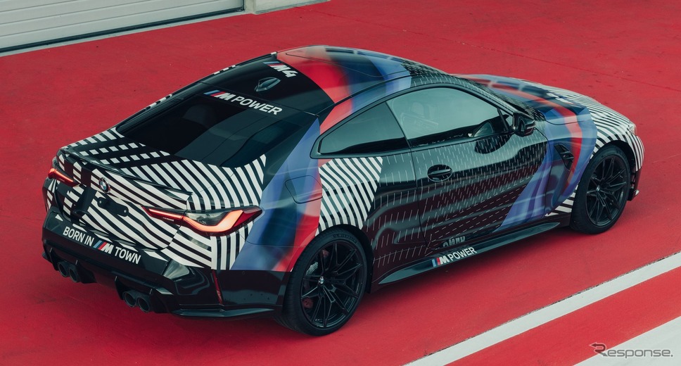 BMW M4クーペ 次期型のプロトタイプ《photo by BMW》