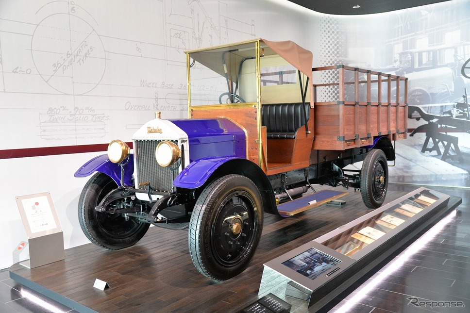 ウーズレーCP型トラック(1924年)《写真撮影 嶽宮三郎》