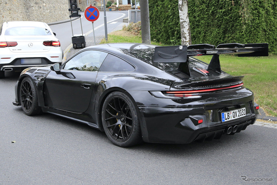 ポルシェ 911 GT3 RS 新型プロトタイプ (スクープ写真)《APOLLO NEWS SERVICE》