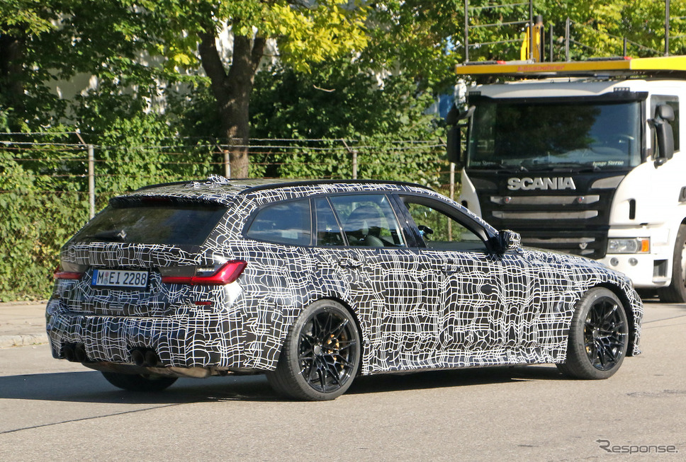 BMW M3ツーリング プロトタイプ(スクープ写真)《APOLLO NEWS SERVICE》
