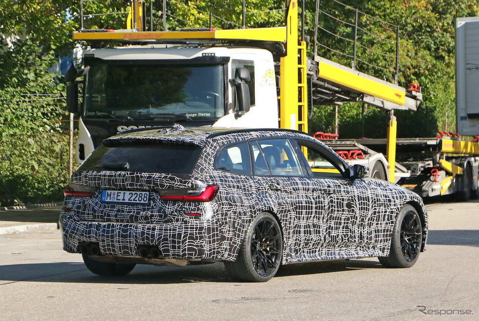 BMW M3ツーリング プロトタイプ(スクープ写真)《APOLLO NEWS SERVICE》