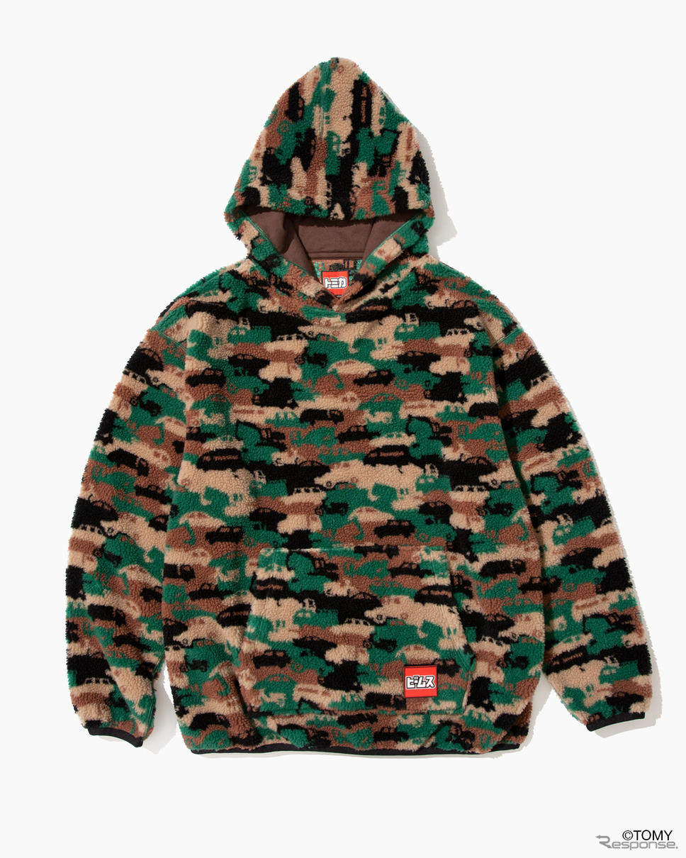 Fleece Hoodie 　カラー：Camouflage　サイズ：S, M, L　価格：1万1,000円（税別）《写真提供 ビームス》