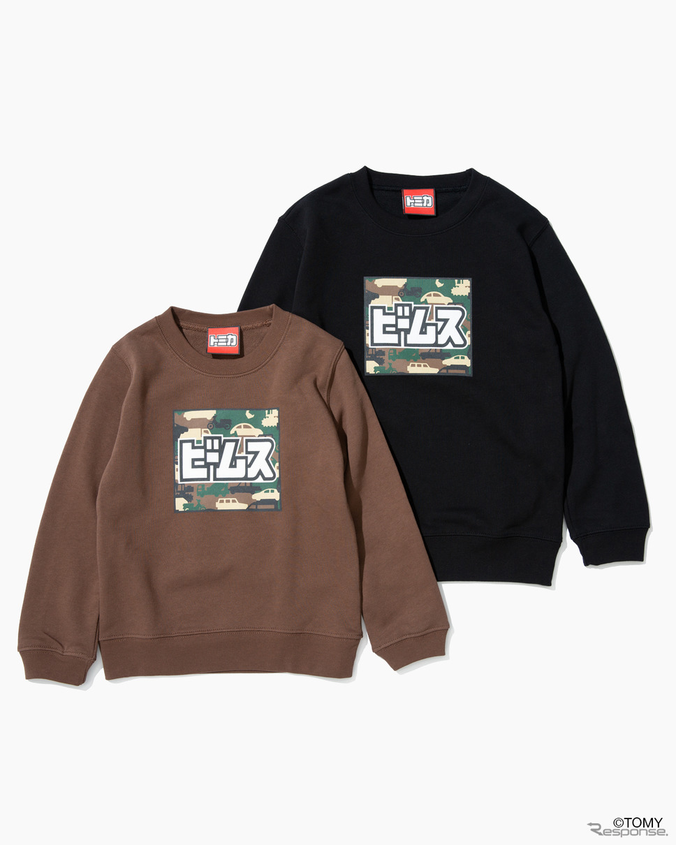 Logo Sweatshirt（Kids）　カラー：Black, Brown　サイズ：110,130　価格：4,800円（税別）《写真提供 ビームス》