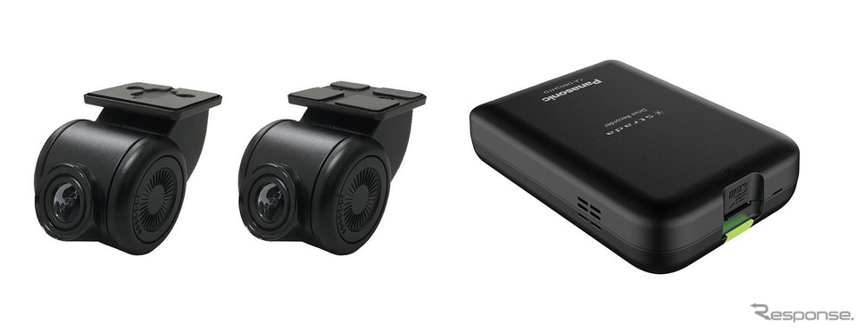 ストラーダF1X PREMIUM10専用のドライブレコーダーCA-DR03HTD。10月中旬発売予定《写真提供 パナソニック》
