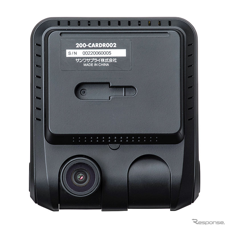 サンワサプライ 2カメラ一体型ドラレコ 200-CARDR002《写真提供 サンワサプライ》