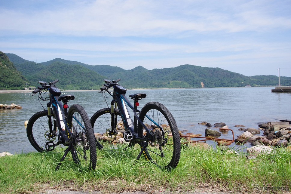電動アシスト自転車周遊サービス「E-BIKE ADVENTURE OKI」(イメージ)《写真提供 パナソニック》