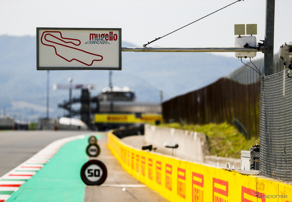 トスカーナGP開催を週末に控えたムジェロ・サーキット（木曜の様子）。《写真提供 Pirelli》