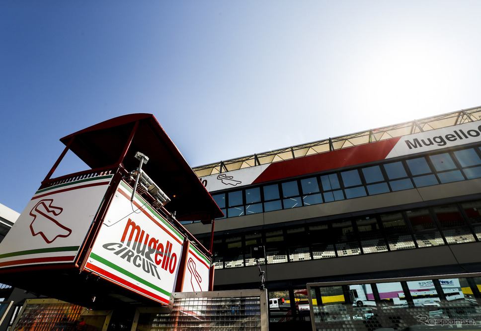 トスカーナGP開催を週末に控えたムジェロ・サーキット（木曜の様子）。《写真提供 Pirelli》