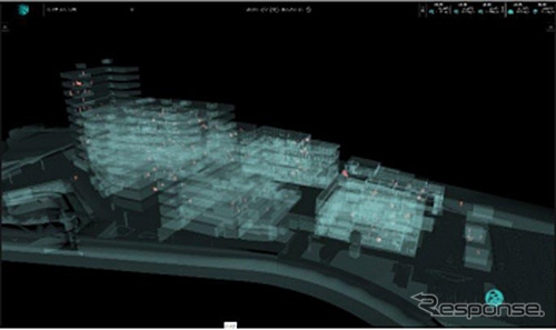 空間情報データ連携基盤「3D K-Field」の表示画面《写真提供 羽田みらい開発》
