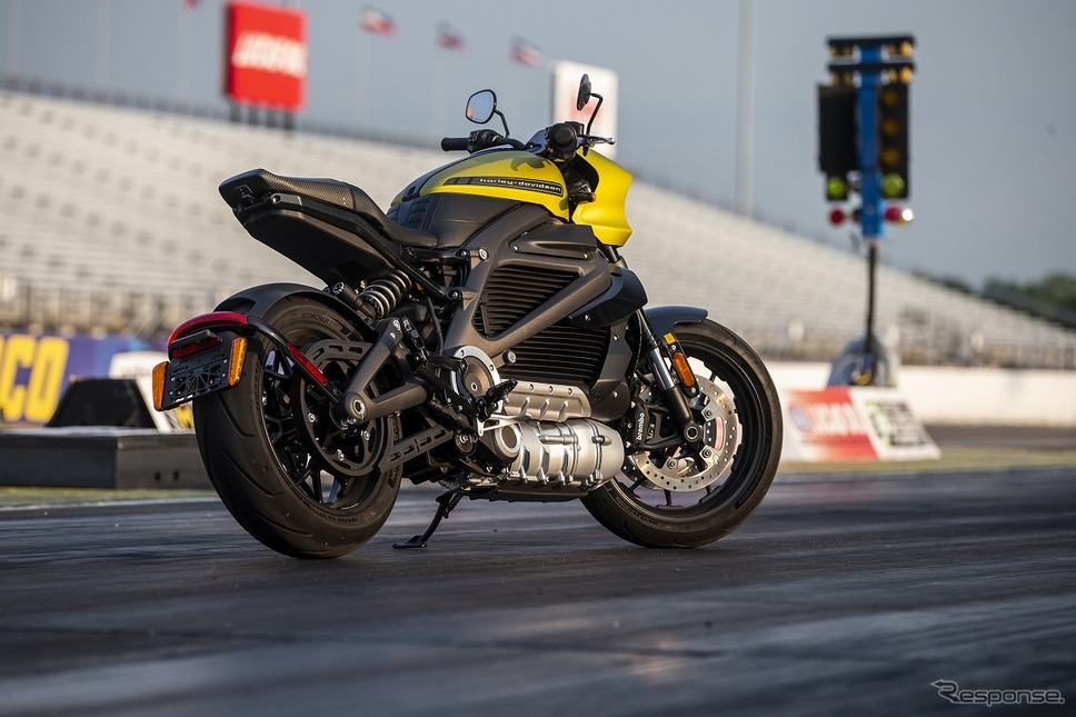 ハーレー ライブワイヤー、市販電動バイクの最速記録を樹立《写真提供 ハーレーダビッドソンジャパン》