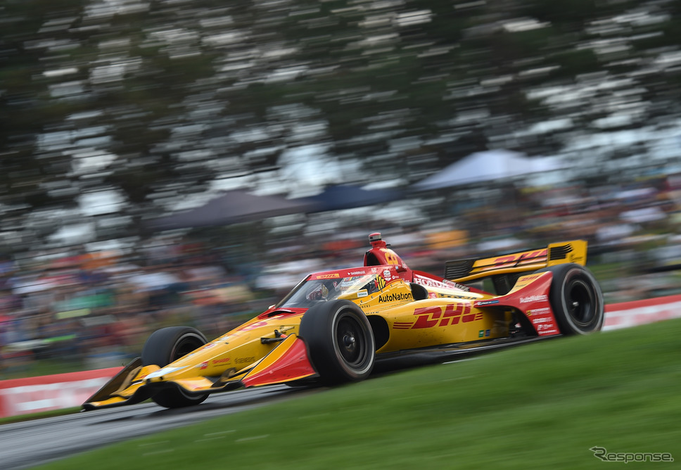 決勝3位の#28 ハンターレイ。《写真提供 INDYCAR》