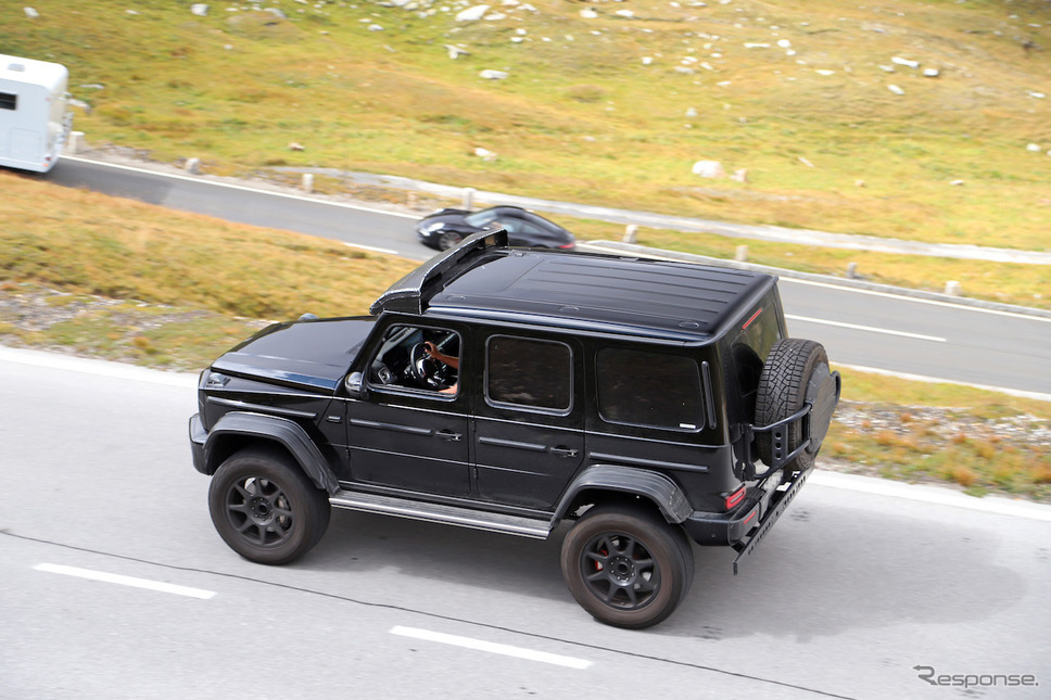 メルセデスベンツ Gクラス 4x4 スクエアード 後継モデルプロトタイプ(スクープ写真)《APOLLO NEWS SERVICE》
