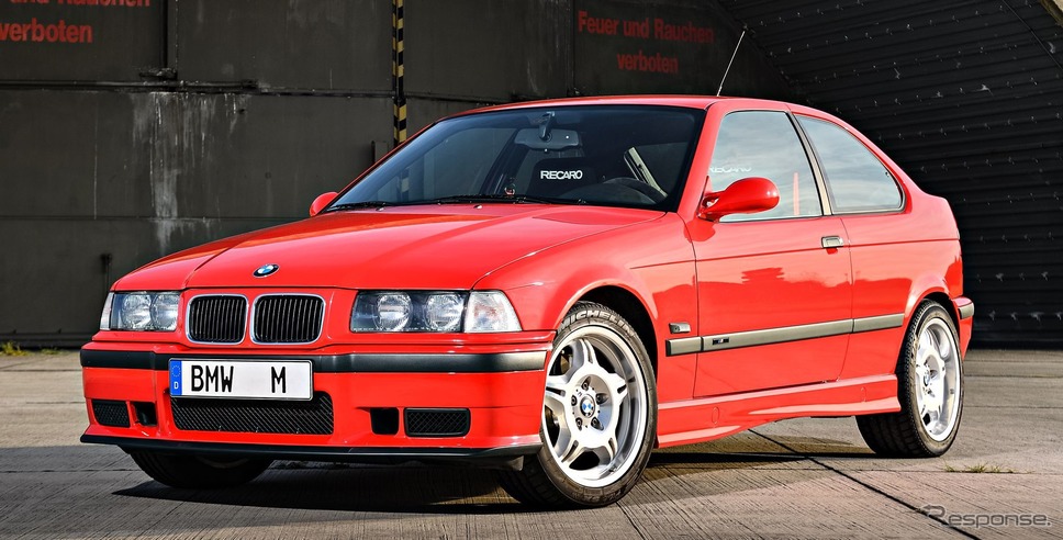 BMW 3シリーズ(E36型)の「ti コンパクト」(写真はM3コンパクト)《photo by BMW》