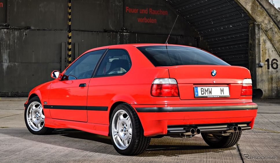 BMW 3シリーズ(E36型)の「ti コンパクト」(写真はM3コンパクト)《photo by BMW》