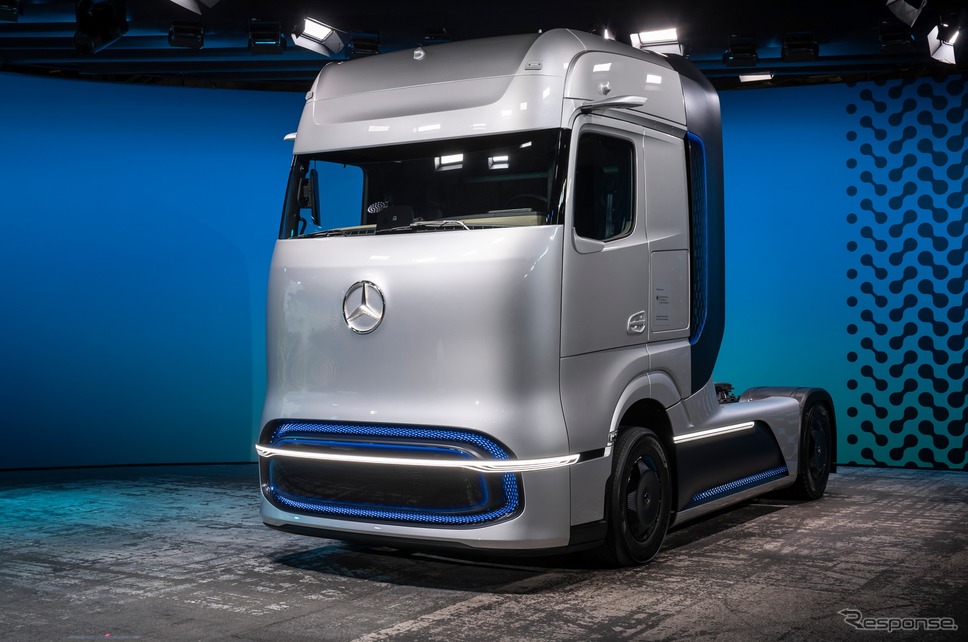 メルセデスベンツの次世代燃料電池トラックコンセプト、GenH2トラック《photo by Daimler Truck》