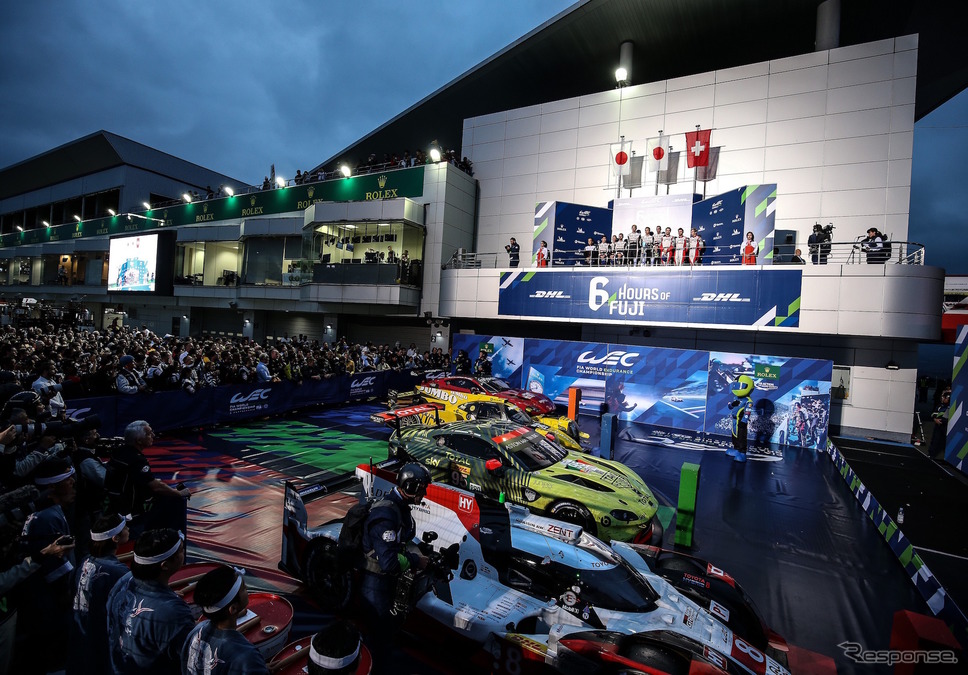 2019年10月のWEC富士戦(2019/2020シーズン第2戦)。《写真提供 TOYOTA》