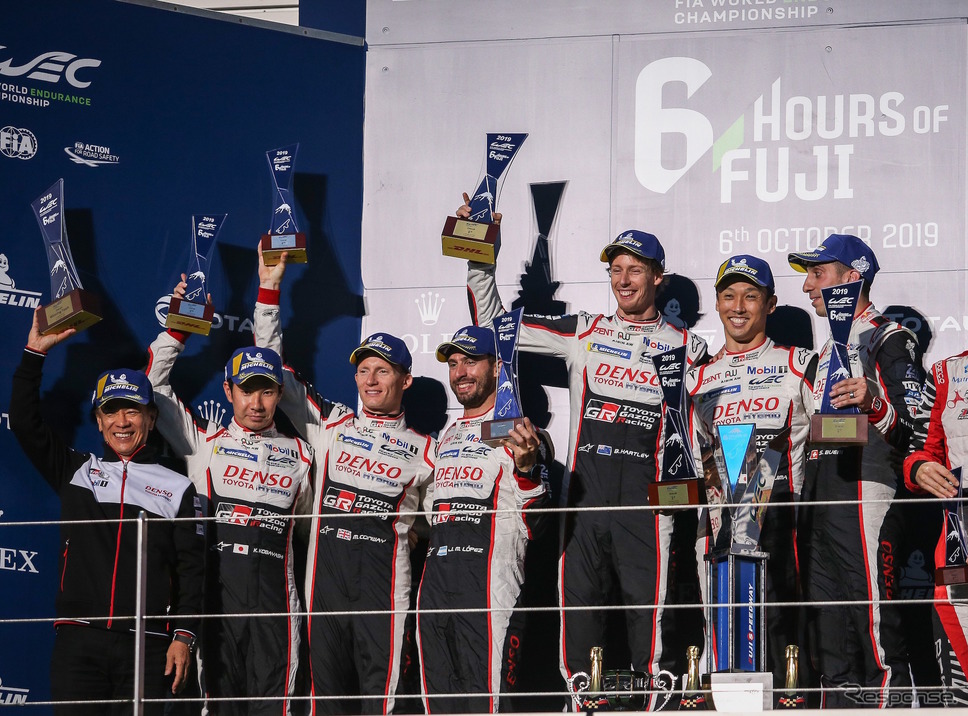 2019年10月のWEC富士戦(2019/2020シーズン第2戦)。《写真提供 TOYOTA》