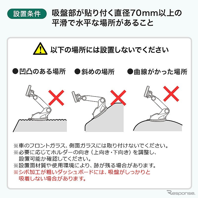 スマホ車載ホルダー 200-CAR077《写真提供 サンワサプライ》