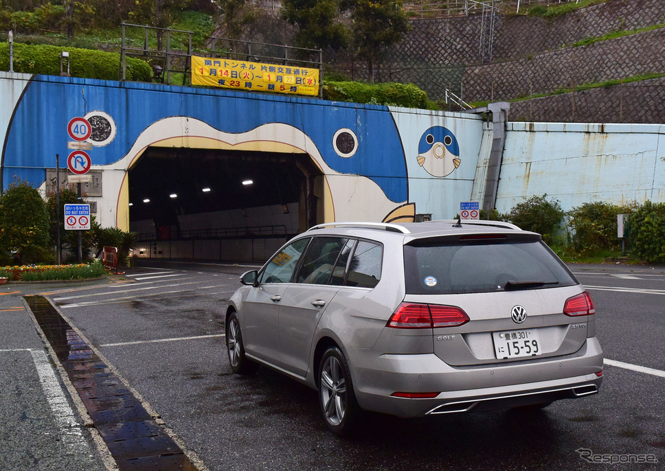 九州〜本州を結ぶ関門トンネルにて。《写真撮影 井元康一郎》