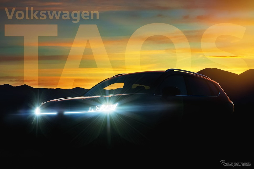 フォルクスワーゲン・タオス のティザーイメージ《photo by VW》