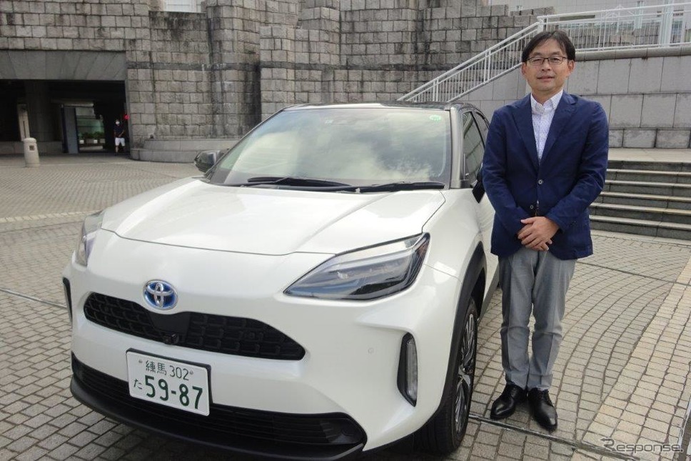 トヨタ ヤリスクロス 開発責任者の末沢泰謙氏《写真撮影 池原照雄》