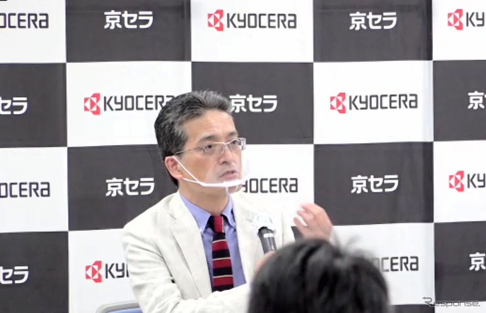 稲垣正祥執行役員上席《写真:ウェブ中継画面から》
