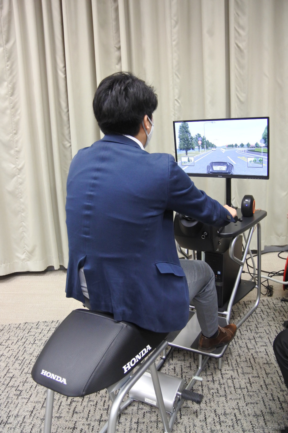 ホンダ 安全運転普及活動 取材会《写真撮影 小松哲也》