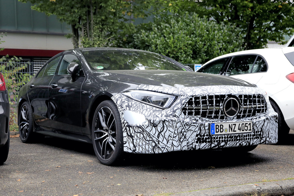 メルセデス AMG CLS53 改良新型プロトタイプ(スクープ写真)《APOLLO NEWS SERVICE》