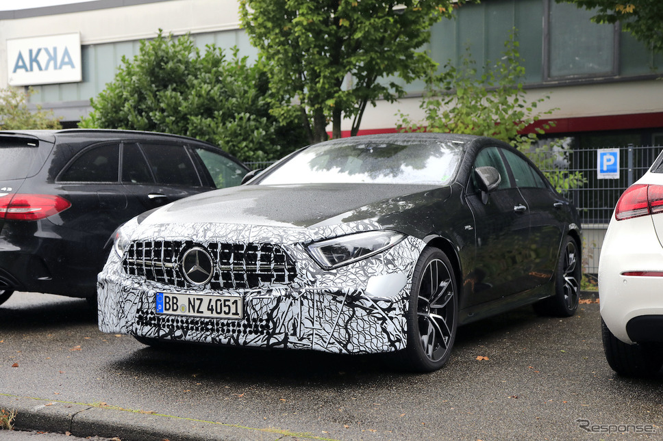 メルセデス AMG CLS53 改良新型プロトタイプ(スクープ写真)《APOLLO NEWS SERVICE》